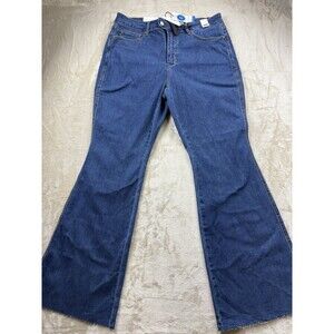 NWT Judy Blue Jeans Womens 18W Flare Raw Hem Stretch Denim JB88611 MD-CO